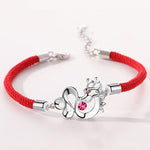 Wiaugen 12 Chinese Zodiac Red String Bracelet