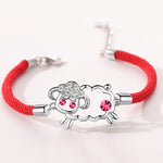 Wiaugen 12 Chinese Zodiac Red String Bracelet