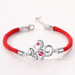 Wiaugen 12 Chinese Zodiac Red String Bracelet