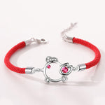 Wiaugen 12 Chinese Zodiac Red String Bracelet