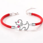 Wiaugen 12 Chinese Zodiac Red String Bracelet
