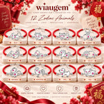 Wiaugen 12 Chinese Zodiac Red String Bracelet