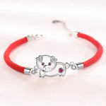 Wiaugen 12 Chinese Zodiac Red String Bracelet