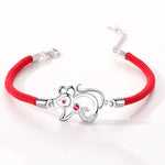 Wiaugen 12 Chinese Zodiac Red String Bracelet