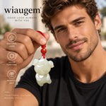 Wiaugem 12 Chinese Zodiac Natural Jade Pendant