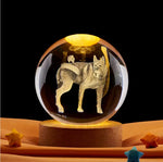12 Chinese Zodiac Crystal Ball Night Light | WIAUGEM