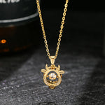 Wiaugen 12 Chinese Zodiac Necklace | Temple-Blessed Zodiac Guardian Jewelry