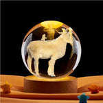 12 Chinese Zodiac Crystal Ball Night Light | WIAUGEM