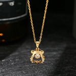 Wiaugen 12 Chinese Zodiac Necklace | Temple-Blessed Zodiac Guardian Jewelry