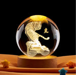 12 Chinese Zodiac Crystal Ball Night Light | WIAUGEM