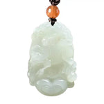 Wiaugem 12 Chinese Zodiac Natural Jade Pendant